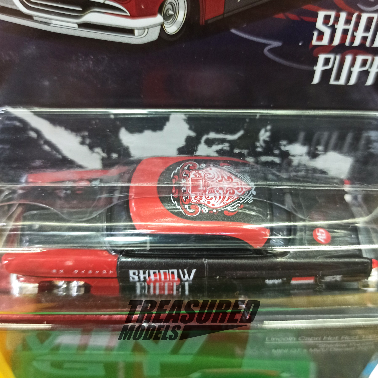 Mini GT 874 Lincoln Capri Hot Rod 1954 Shadow Puppet Mizu MiJo 1/64 Die Cast