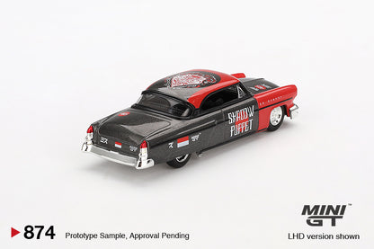 Mini GT 874 Lincoln Capri Hot Rod 1954 Shadow Puppet Mizu MiJo 1/64 Die Cast