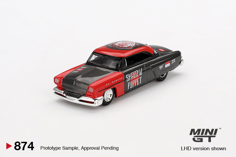 Mini GT 874 Lincoln Capri Hot Rod 1954 Shadow Puppet Mizu MiJo 1/64 Die Cast