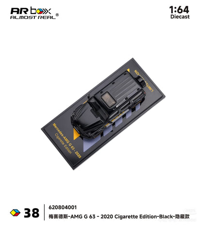 Almost Real AR Box AMG G 63 2020 Cigarete Edition Black 38 620804001 1/64 Diecast