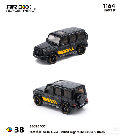 Almost Real AR Box AMG G 63 2020 Cigarete Edition Black 38 620804001 1/64 Diecast