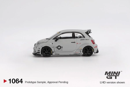 *Pre-Order* Mini GT Abarth 595 LB-Works x Abas Works Fighter Gray 1/64 Die Cast