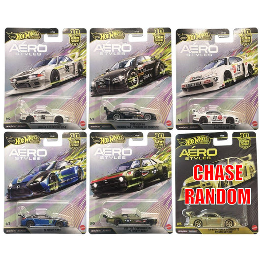 Hot Wheels Aero Styles Set (Factory Sealed Case - Box of 10) 2026 Premium Car Culture 1/64 Diecast