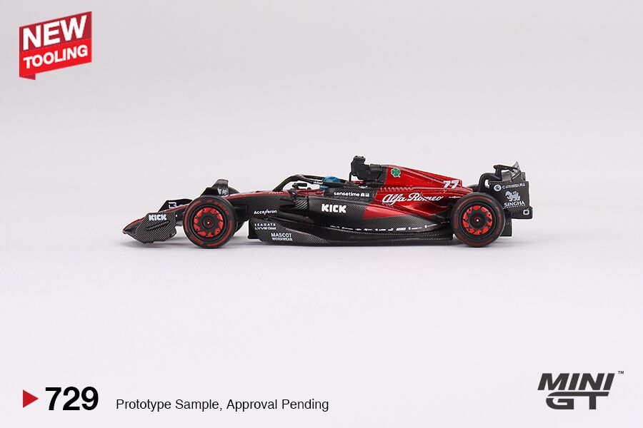 Mini GT Alfa Romeo C43 77 Valtteri Bottas 2023 F1 2023 Australian GP MGT00729 1/64 Die Cast