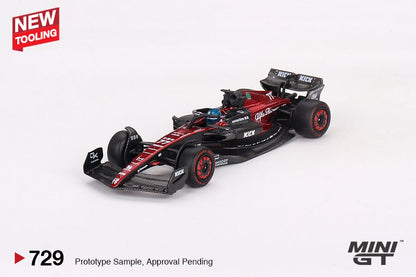 Mini GT Alfa Romeo C43 77 Valtteri Bottas 2023 F1 2023 Australian GP MGT00729 1/64 Die Cast
