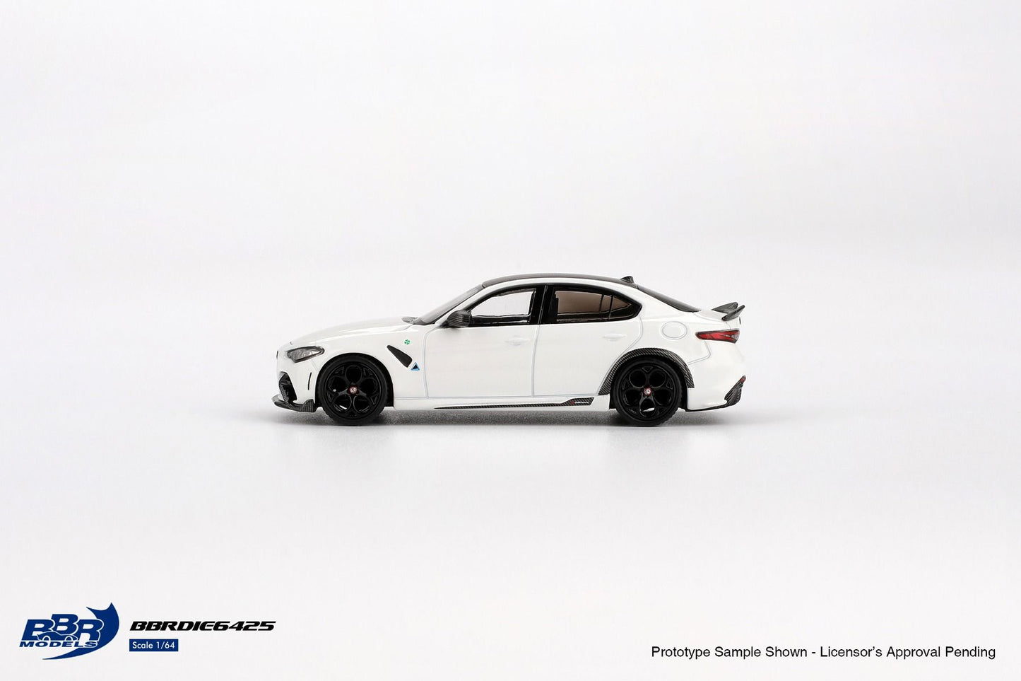 BBR Models Alfa Romeo GTA White BBRDIE6425 1/64 Diecast