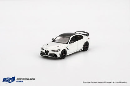 BBR Models Alfa Romeo Giulia GTAm White BBRDIE6426 1/64 Diecast