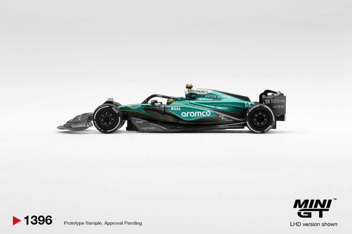 [PRE-ORDER] MINI GT Aston Martin AMR24 #14 Fernando Alonso 2024 F1 2024 Las Vegas GP MGT01396 1/64 Diecast