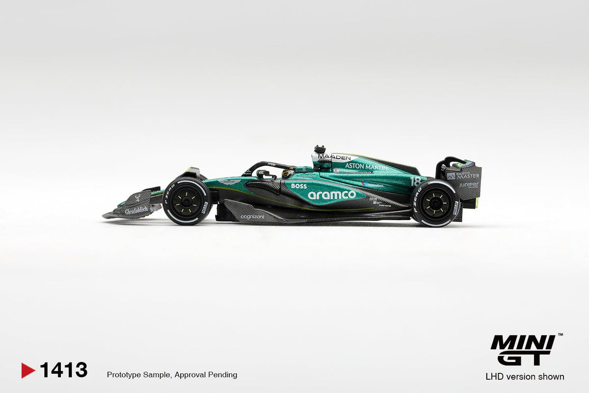 [PRE-ORDER] MINI GT Aston Martin AMR24 #18 Lance Stroll 2024 F1 2024 Las Vegas GP MGT01413 1/64 Diecast