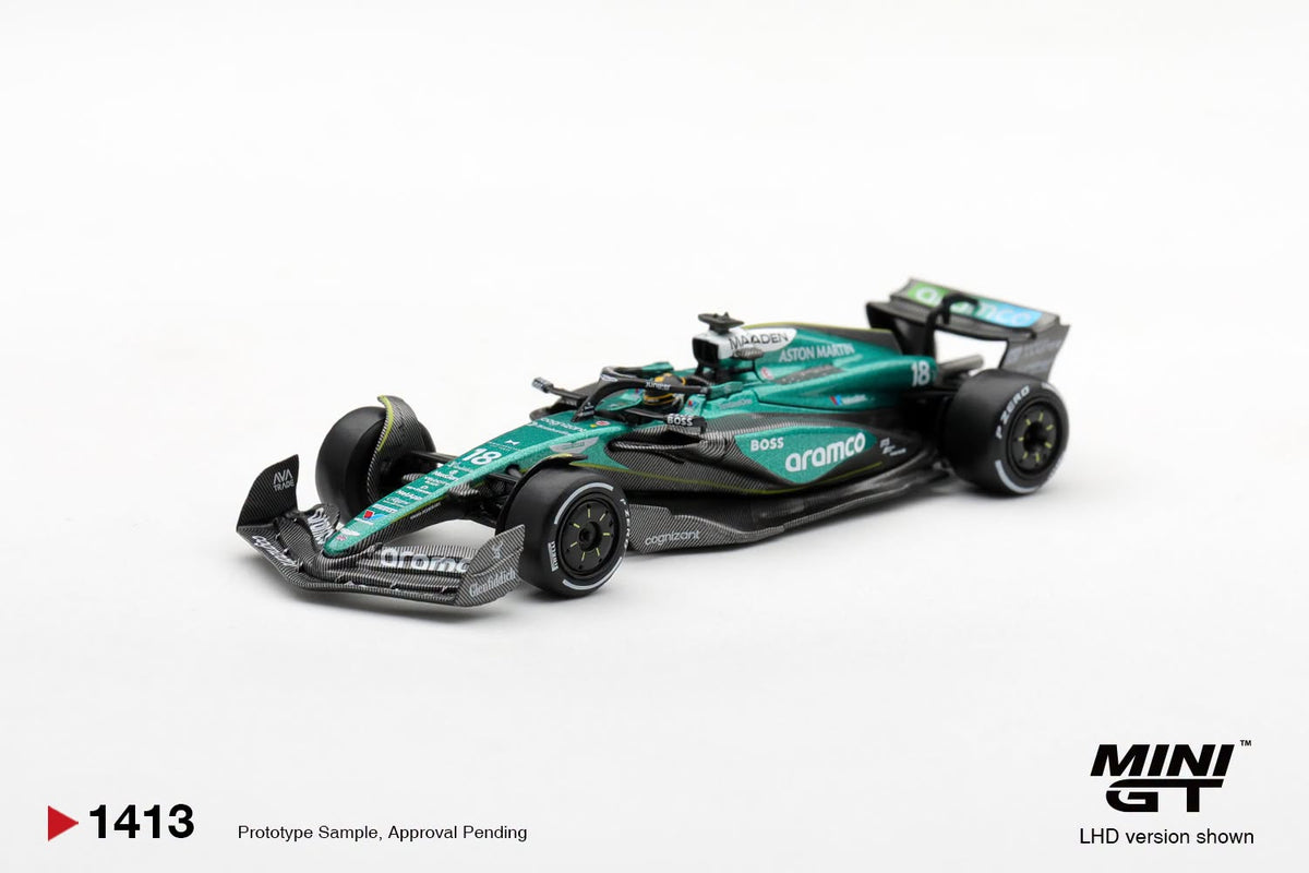 [PRE-ORDER] MINI GT Aston Martin AMR24 #18 Lance Stroll 2024 F1 2024 Las Vegas GP MGT01413 1/64 Diecast