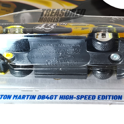 Hot Wheels Aston Martin DB4GT High-Speed Edition STH Spectraflame Yellow 2025 Main Line HW Dream Garage 1/64 Die Cast