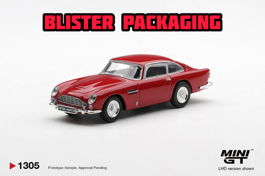 [Pre-Order] Mini GT Aston Martin DB5 Fiesta Red Blister Packaging MGT01305BL 1/64 Diecast