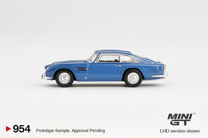 Mini GT Aston Martin DB5 Sierra Blue MGT00954 1/64 Diecast