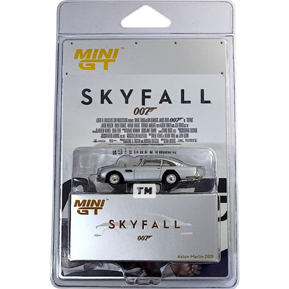 Mini GT Aston Martin DB5 “Skyfall” English Poster MGT00913E 1/64 Diecast