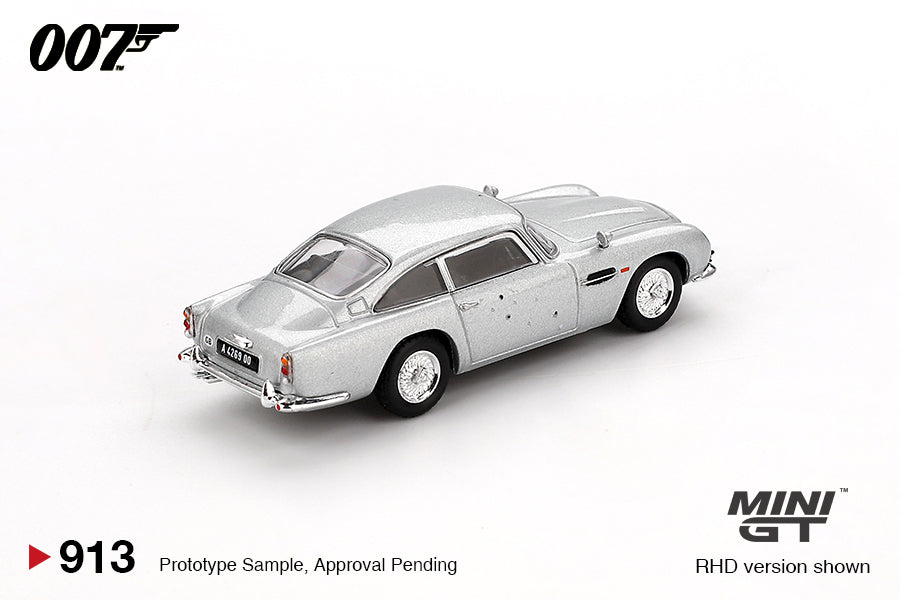 Mini GT Aston Martin DB5 “Skyfall” Spanish Poster MGT00913S 1/64 Diecast
