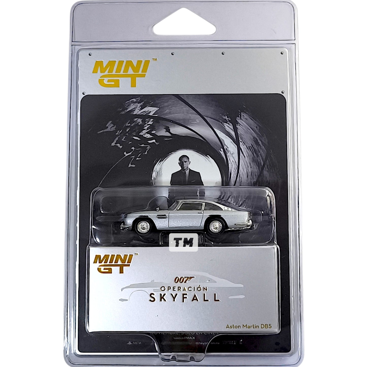 Mini GT Aston Martin DB5 “Skyfall” Spanish Poster MGT00913S 1/64 Diecast