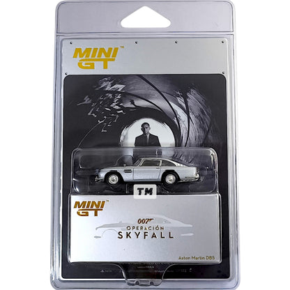 Mini GT Aston Martin DB5 “Skyfall” Spanish Poster MGT00913S 1/64 Diecast