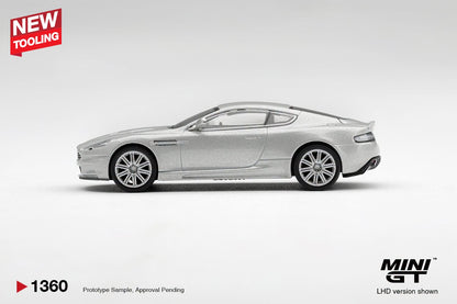 [Pre-Order] Mini GT Aston Martin DBS 2008 Lightning Silver MGT01360 1/64 Diecast