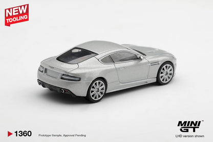 [Pre-Order] Mini GT Aston Martin DBS 2008 Lightning Silver MGT01360 1/64 Diecast