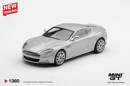 [Pre-Order] Mini GT Aston Martin DBS 2008 Lightning Silver MGT01360 1/64 Diecast