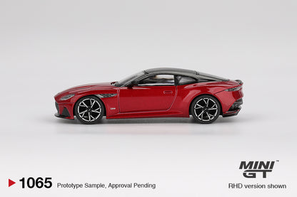 Mini GT Aston Martin DBS Hyper Red MGT01065 1/64 Diecast