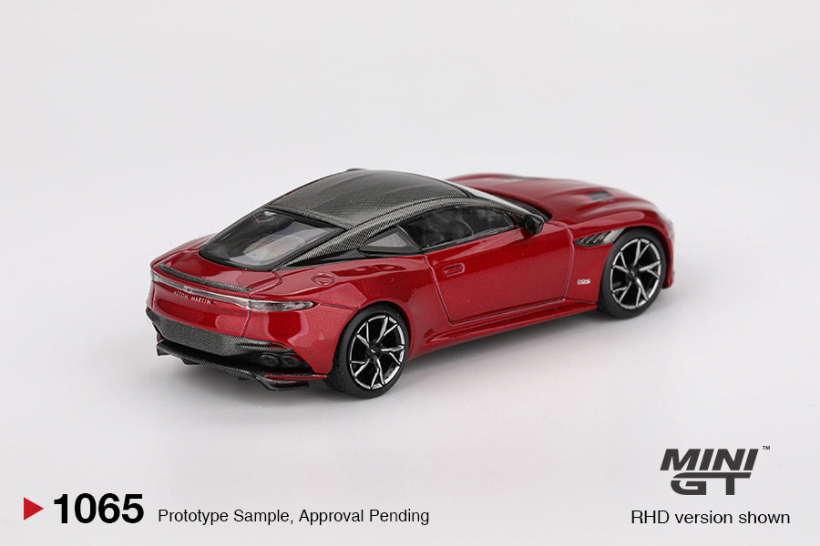 Mini GT Aston Martin DBS Hyper Red MGT01065 1/64 Diecast