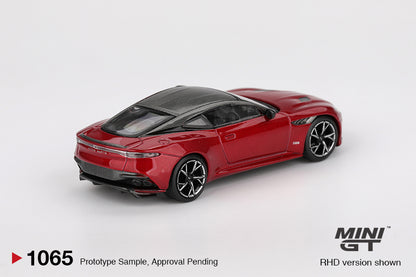 Mini GT Aston Martin DBS Hyper Red MGT01065 1/64 Diecast