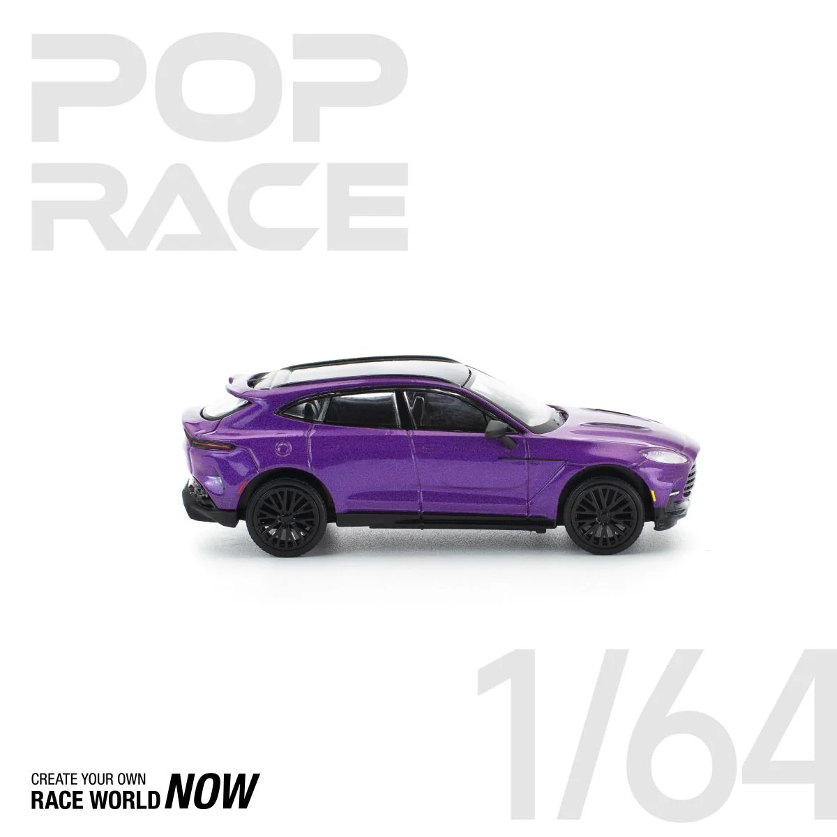 Pop Race Aston Martin DBX 707 Storm Purple PR640268 1/64 Diecast
