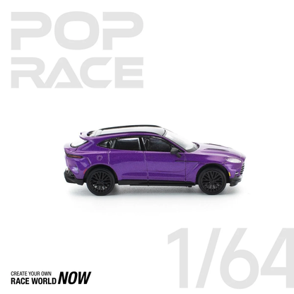 Pop Race Aston Martin DBX 707 Storm Purple PR640268 1/64 Diecast