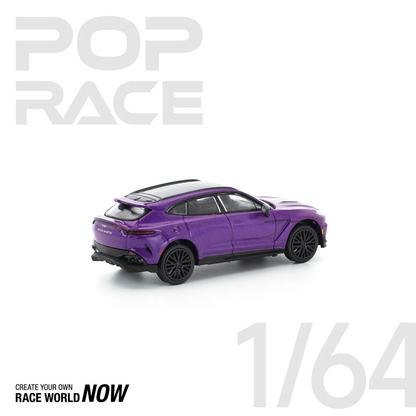 Pop Race Aston Martin DBX 707 Storm Purple PR640268 1/64 Diecast