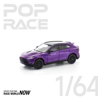 Pop Race Aston Martin DBX 707 Storm Purple PR640268 1/64 Diecast