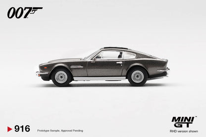 [Pre-Order] Mini GT Aston Martin V8 Vantage “The Living Daylights” – Weapons Off English Card MGT00916 1/64 Diecast