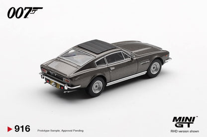 [Pre-Order] Mini GT Aston Martin V8 Vantage “The Living Daylights” – Weapons Off English Card MGT00916 1/64 Diecast