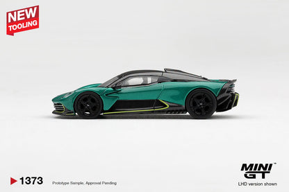 [Pre-Order] Mini GT Aston Martin Valhalla Podium Green MGT01373 1/64 Diecast