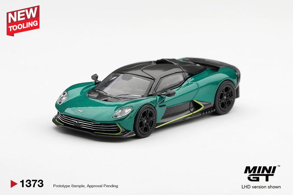 [Pre-Order] Mini GT Aston Martin Valhalla Podium Green MGT01373 1/64 Diecast
