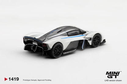 [PRE-ORDER] MINI GT Aston Martin Valkyrie Escaping White MGT01419 1/64 Diecast
