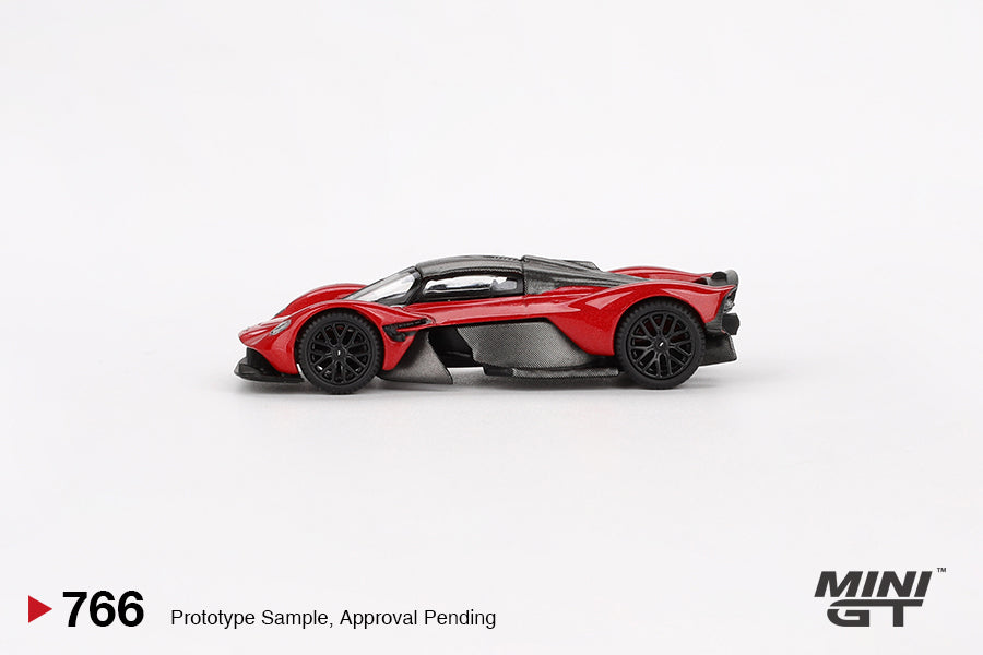 Mini GT Aston Martin Valkyrie Hyper Red MGT00766 1/64 Diecast