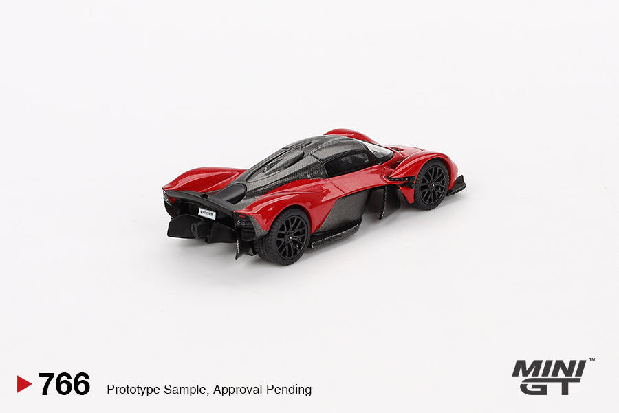 Mini GT Aston Martin Valkyrie Hyper Red MGT00766 1/64 Diecast