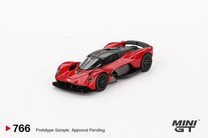 Mini GT Aston Martin Valkyrie Hyper Red MGT00766 1/64 Diecast