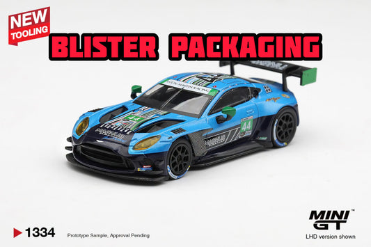 [Pre-Order] Mini GT Aston Martin Vantage GT3 Evo #44 Magnus Racing 2025 IMSA Daytona 24 Hrs Blister Packaging MGT01334-BL 1/64 Diecast