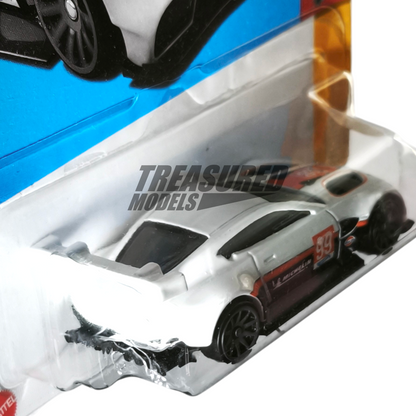Hot Wheels Aston Martin Vantage GTE White 2023 HW Turbo 1/64 Die Cast