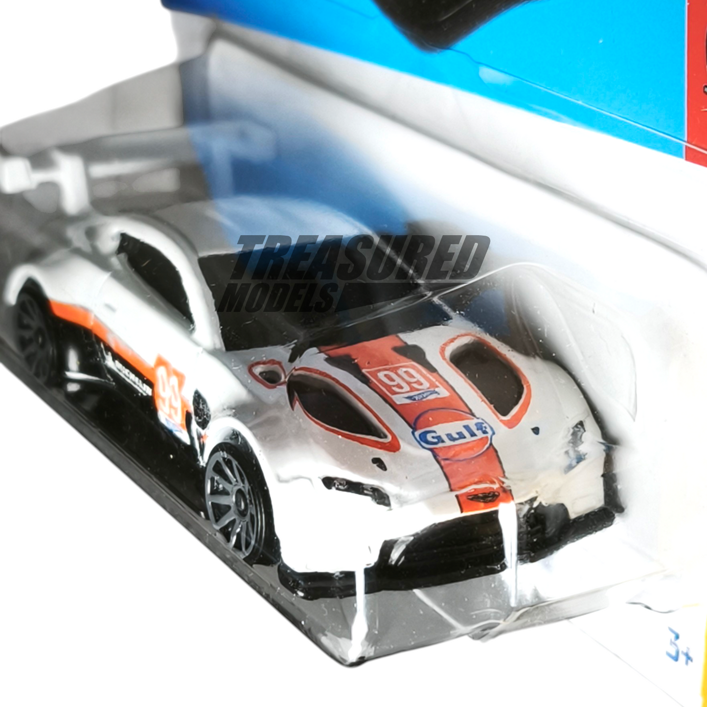 Hot Wheels Aston Martin Vantage GTE White 2023 HW Turbo 1/64 Die Cast