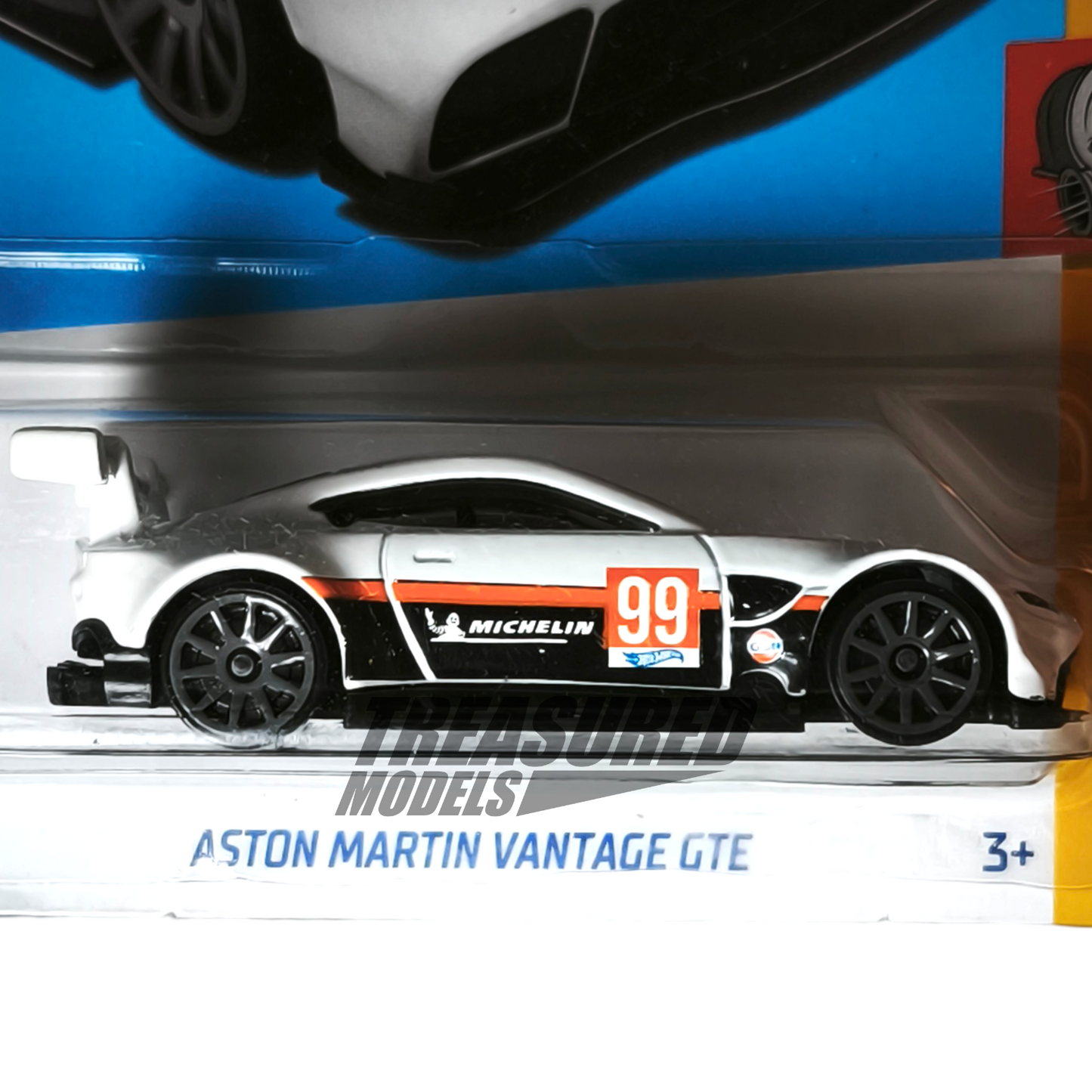 Hot Wheels Aston Martin Vantage GTE White 2023 HW Turbo 1/64 Die Cast