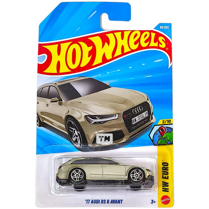 Hot Wheels Audi 17 RS 6 Avant Metalflake Champagne 2026 Basic 1/64 Diecast