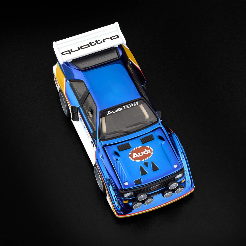 Hot Wheels Audi 1985 Sport quattro S1 Spectraflame Otto Blue 2026 RLC 1/64 Diecast