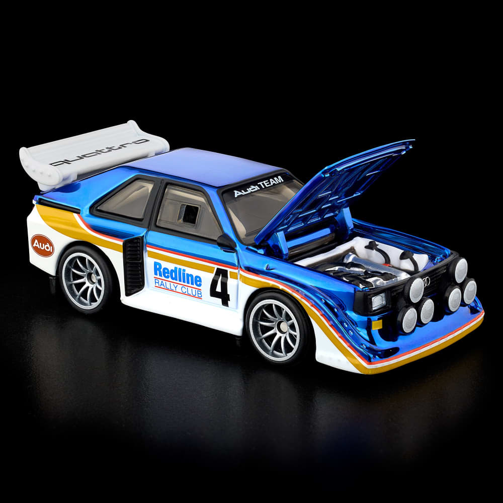 Hot Wheels Audi 1985 Sport quattro S1 Spectraflame Otto Blue 2026 RLC 1/64 Diecast