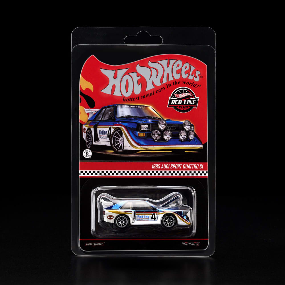 Hot Wheels Audi 1985 Sport quattro S1 Spectraflame Otto Blue 2026 RLC 1/64 Diecast