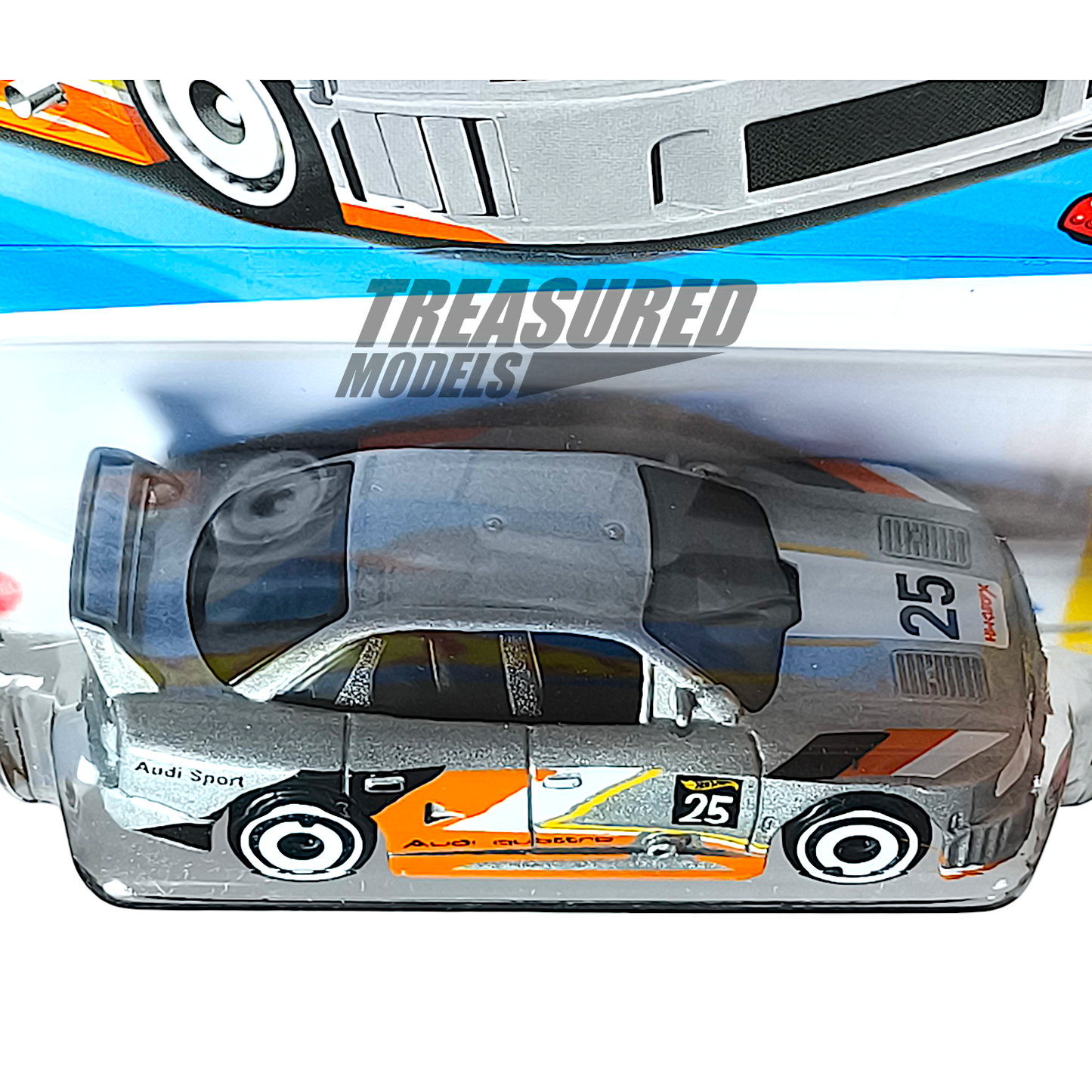 Hot Wheels Audi 90 Quattro Metalflake Gray 2025 Main Line Peak Pursuit 1/64 Diecast