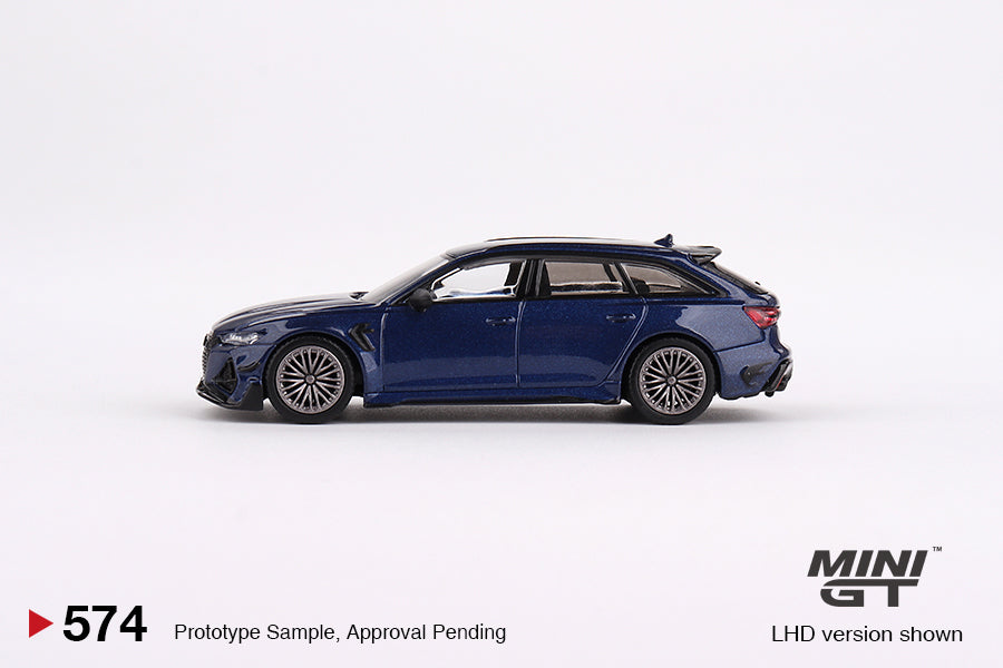 Mini GT Audi ABT RS6-R Navarra Blue Metallic MGT00574 1/64 Diecast