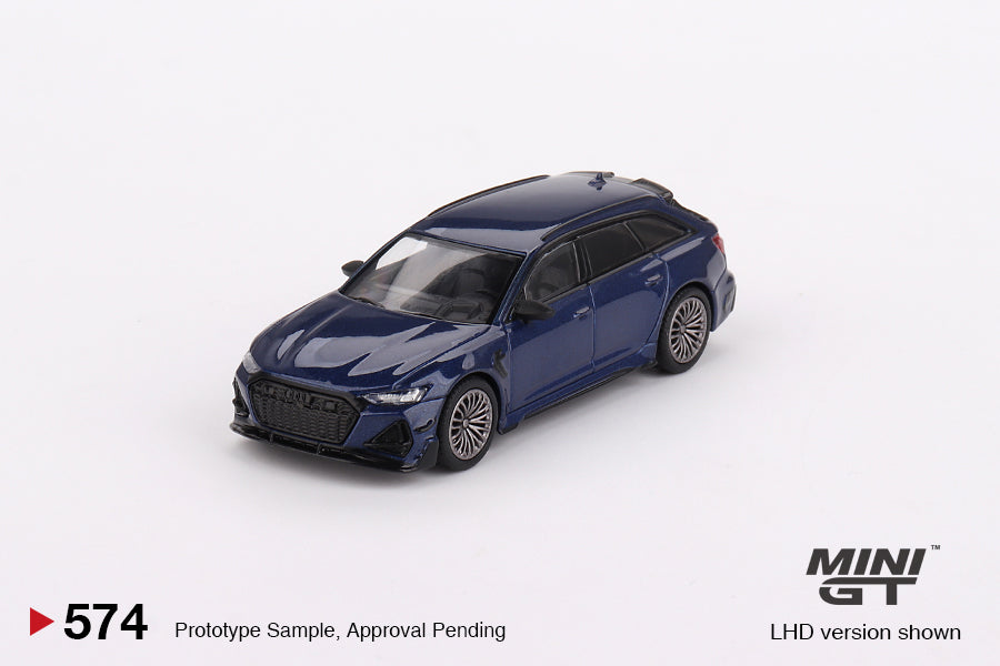Mini GT Audi ABT RS6-R Navarra Blue Metallic MGT00574 1/64 Diecast